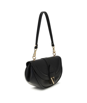 Versace Black Calf Leather Bos Taurus Shoulder Bag