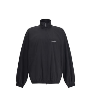 Balenciaga Black Polyester Shell Jacket