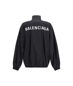 Balenciaga Black Polyester Shell Jacket