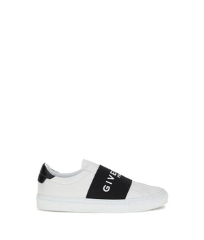 Givenchy White Calf Leather Bos Taurus Low Top Sneakers