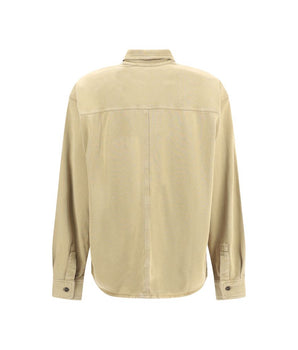 Marant Etoile Beige Cotton Dress Shirt