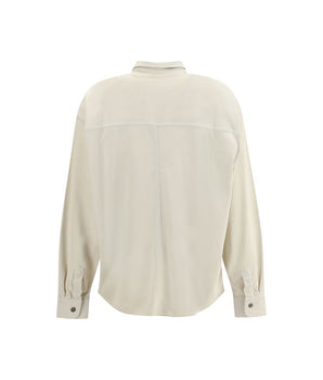 Marant Etoile White Cotton Dress Shirt