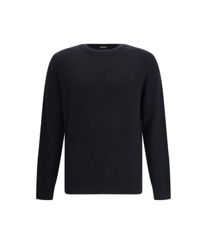ZEGNA Black Cashmere Cashmere Sweater