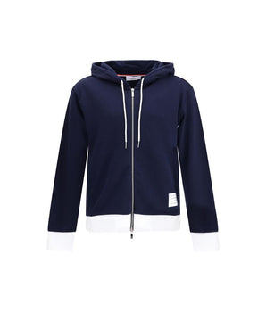 Thom Browne Blue Cotton Sweatshirt