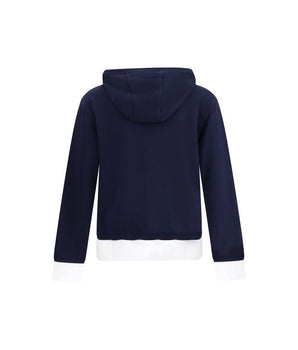 Thom Browne Blue Cotton Sweatshirt