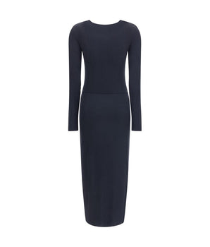 Marant Etoile Black Modal Casual Dress