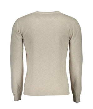 US POLO ASSN. Beige wool sweater