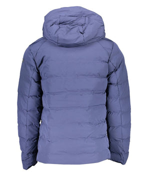 US POLO ASSN. Men's Blue Polyamide Jacket
