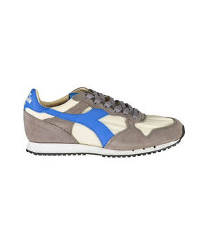 Diadora Gray Fabric Sneaker