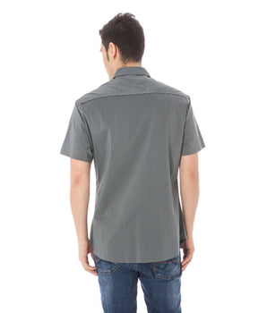 Costume National Gray Cotton Shirt