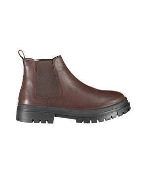 Levi's Brown Leather Men Boot