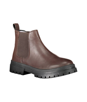 Levi's Brown Leather Men Boot