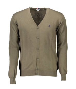 US POLO ASSN. Green Cotton Sweater