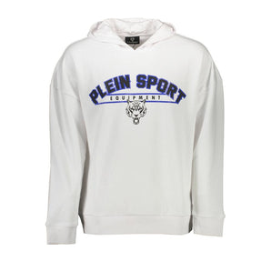Plein Sport White Cotton Sweater