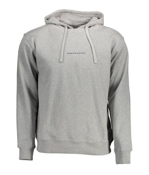 North Sails Gray Cotton Men Sweater