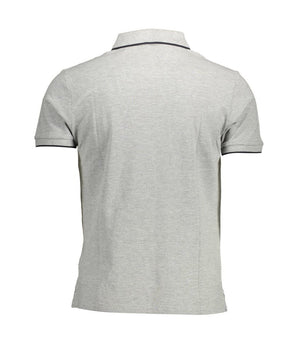 North Sails Gray Cotton Polo Shirt