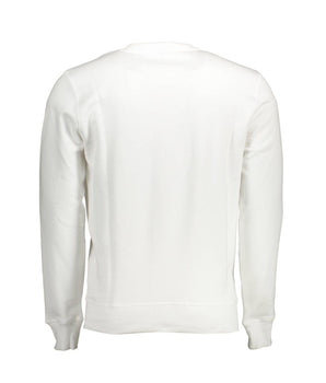 North Sails White Cotton Men Sweater