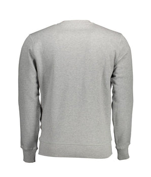 North Sails Gray Cotton Men Sweater