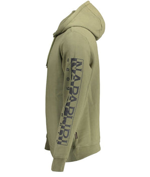 Napapijri Green Cotton Men Sweater