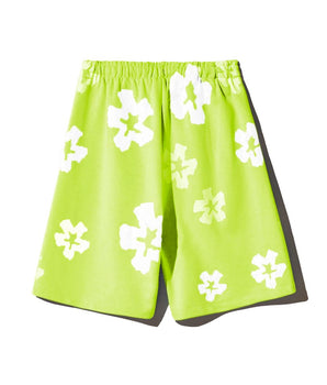 Comme Des Fuckdown Green Cotton Short