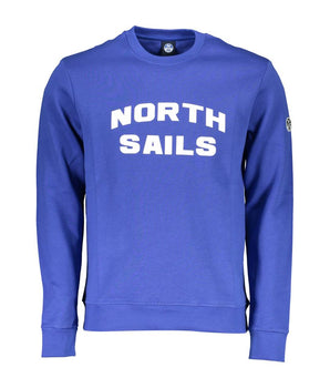 North Sails Blue Cotton Men's Sweater
