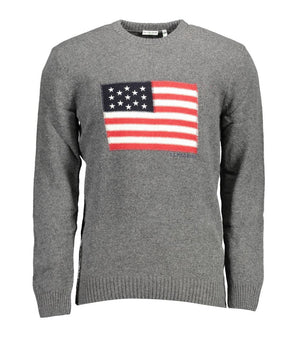 US POLO ASSN. Gray wool sweater