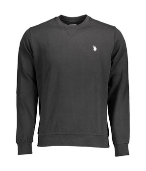 U.S. POLO ASSN. Black Cotton Men Sweater