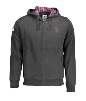 U.S. POLO ASSN. Black Cotton Men Sweater