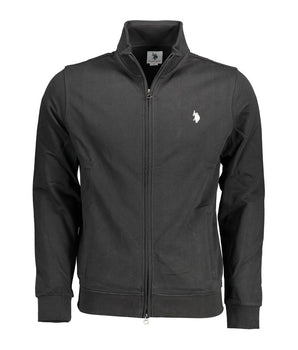US POLO ASSN. Men's Black Cotton Sweater