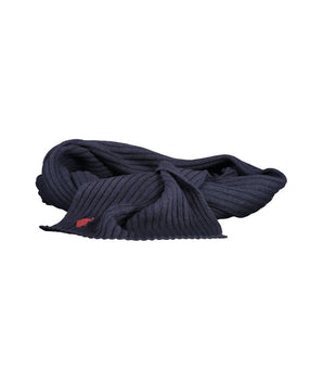 US POLO ASSN. Blue Wool Scarf