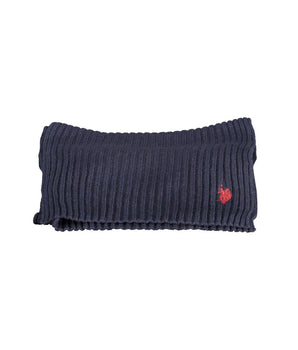 US POLO ASSN. Blue Wool Scarf