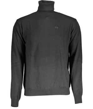 La Martina Black Wool Sweater