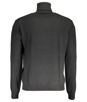 La Martina Black Wool Sweater