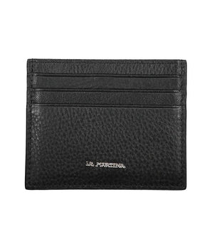 La Martina black leather wallet