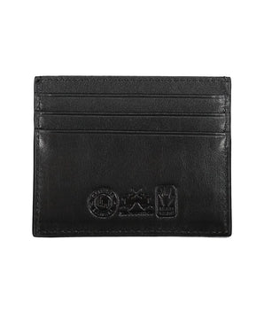 La Martina black leather wallet