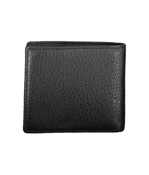 La Martina black leather wallet