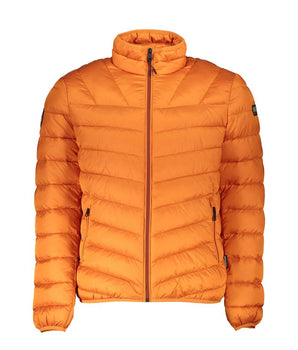 Napapijri Orange Polyamide Jackets &amp; Coat