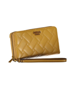 Guess Jeans Yellow Polyethylene Wallet