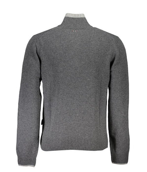 Napapijri Gray Fabric Sweater