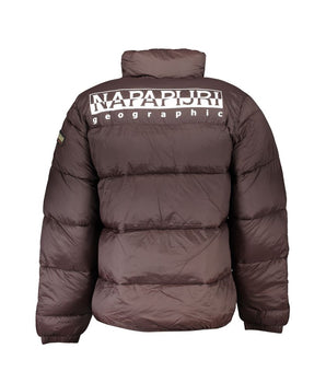 Napapijri Brown Polyamide Men Jacket
