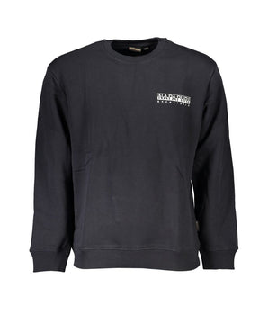 Napapijri Black Cotton Men Sweater