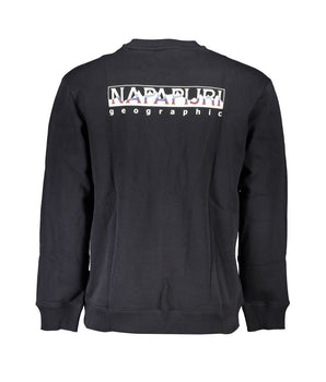 Napapijri Black Cotton Men Sweater