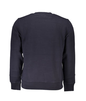 Napapijri Blue Cotton Men Sweater
