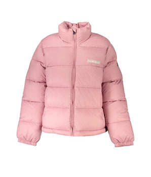 Napapijri Pink Polyamide Jackets and Coats