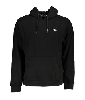 Fila Men's Black Cotton Hooded Sweater
