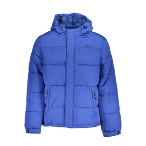 Fila Blue Polyester Men Jacket