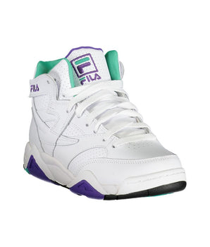 Fila White Polyester Sneaker