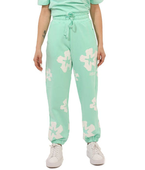 Comme Des Fuckdown Green Cotton Women Sweatpant