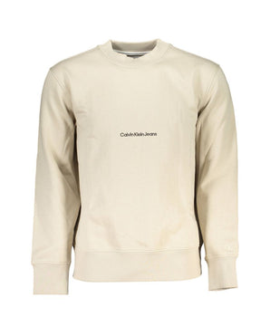 Calvin Klein Beige Cotton Men Sweater