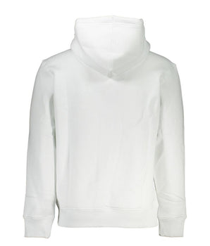 Calvin Klein White Cotton Men's Sweater with Hood